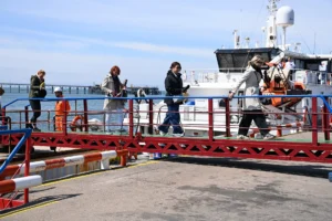 Visita a Oil Rocks