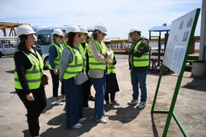 Visita a Oil Rocks