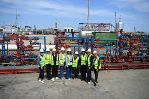 Visita a Oil Rocks